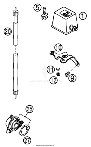 Speedometer Odometer (usa) Schematic