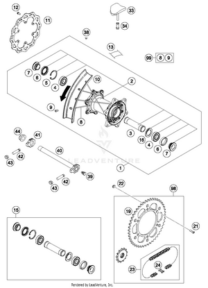 Rear Wheel Schematic