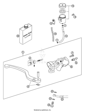 Hand Brake Cylinder Schematic