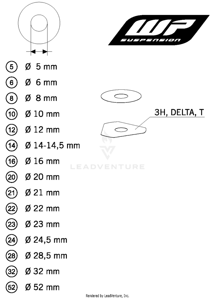 Wp Shims For Setting 150 SX CHASSIS - 2017 Schematic