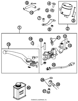 Hand Break Cylinder Schematic