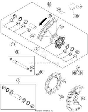 Front Wheel Schematic