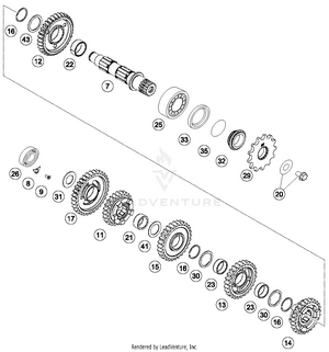 Transmission Ii - Countershaft Schematic