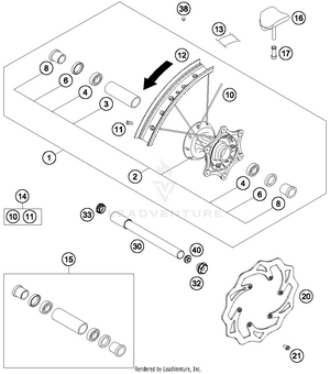 Front Wheel Schematic