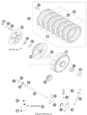 Transmission Il - Countershaft Schematic
