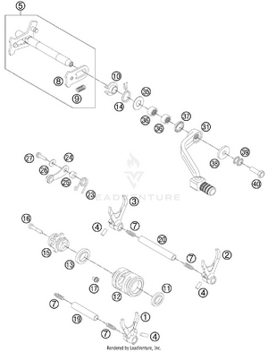 Shifting Mechanism Schematic