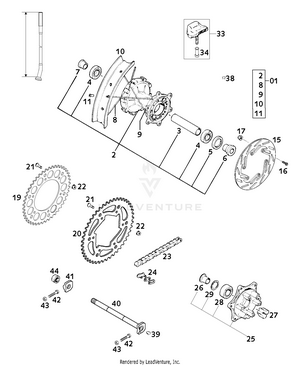 Rear Wheel Schematic