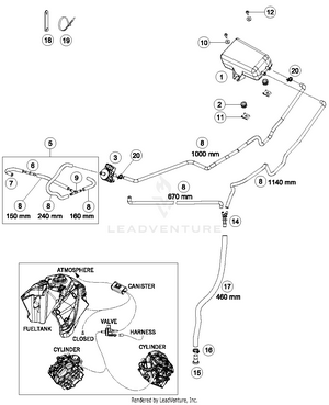 Evaporative Canister Schematic