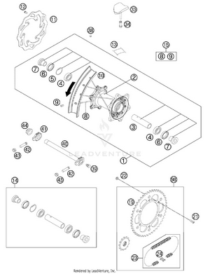 Rear Wheel Schematic