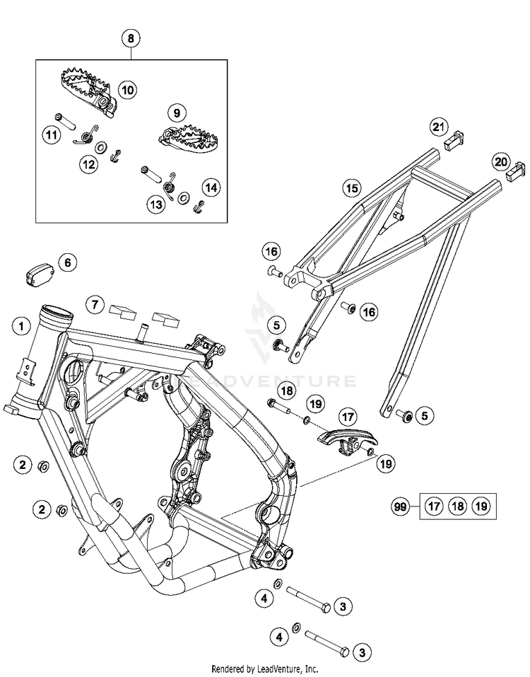 Frame 65 SX CHASSIS - 2017 Schematic