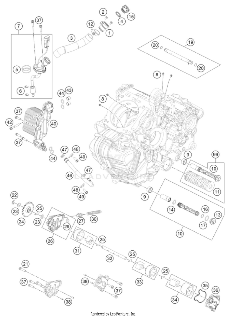 Lubricating System Schematic