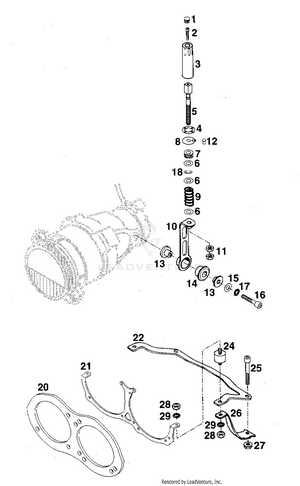 Head Light Support Schematic