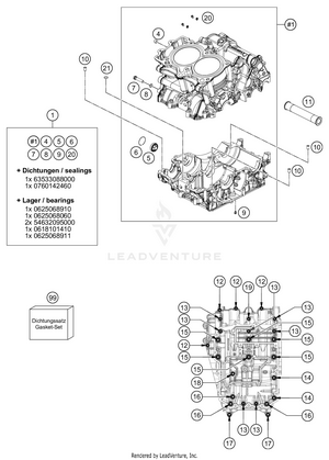 Engine Case Schematic