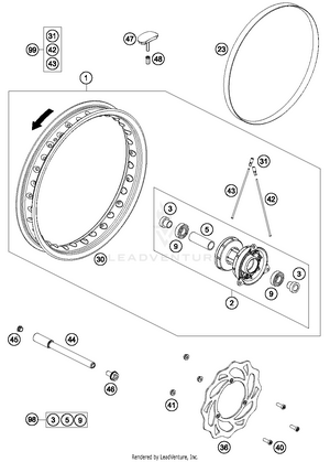 Front Wheel Schematic