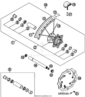 Front Wheel Schematic
