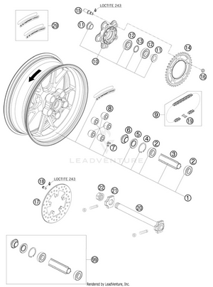 Rear Wheel Schematic