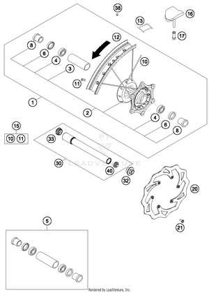 Front Wheel Schematic