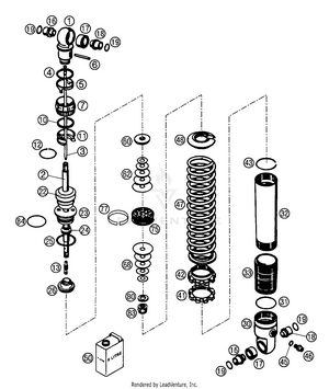 Shock Absorber Disassembled Schematic