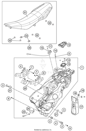 Tank, Seat Schematic