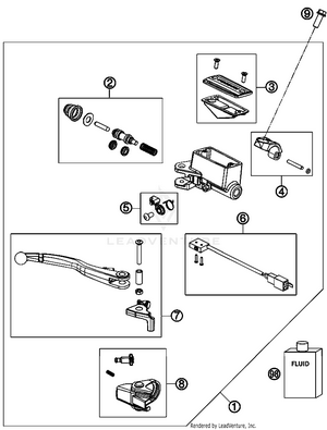 Hand Brake Cylinder Schematic