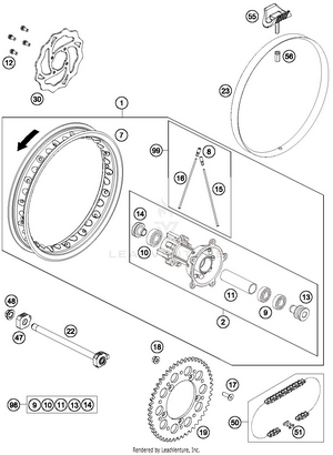 Rear Wheel Schematic