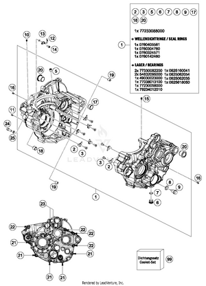 Engine Case Schematic