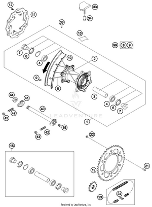 Rear Wheel Schematic