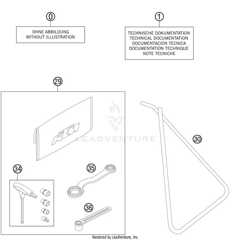 Accessories Kit 50 SX Mini Chassis - 2012 Schematic