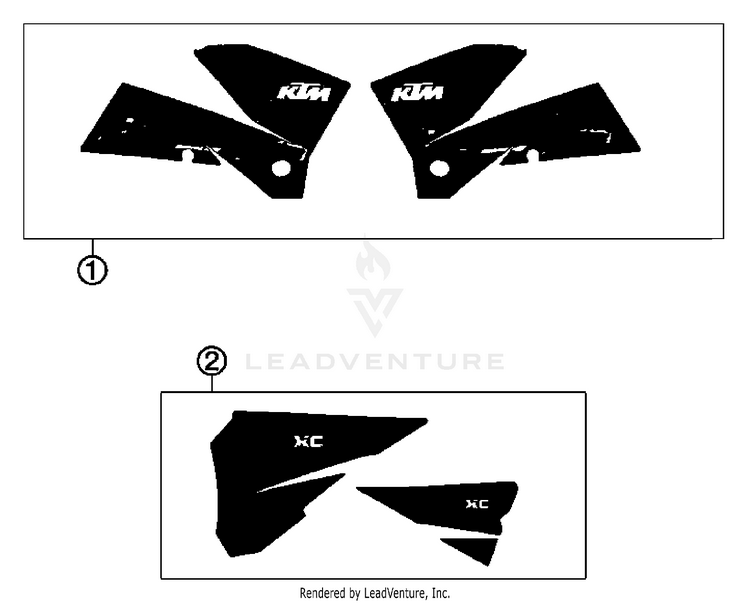 Decal 250 XC Chassis - 2007 Schematic