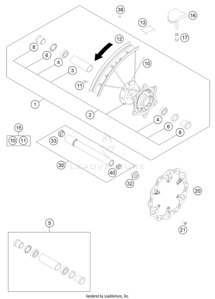 Front Wheel Schematic