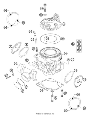 Cylinder - Cylinder Head Schematic