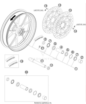 Front Wheel Schematic