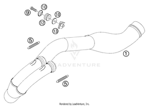 Exhaust Pipe Schematic
