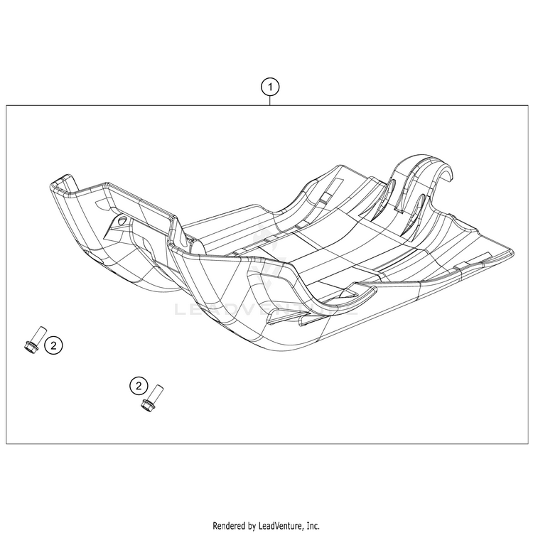 Engine Guard 500 EXC-F SIX DAYS Chassis - 2021 Schematic
