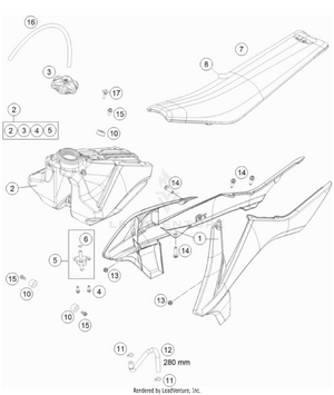Tank, Seat Schematic