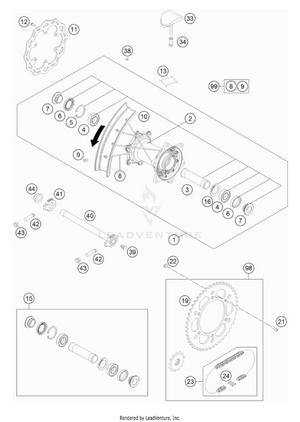 Rear Wheel Schematic