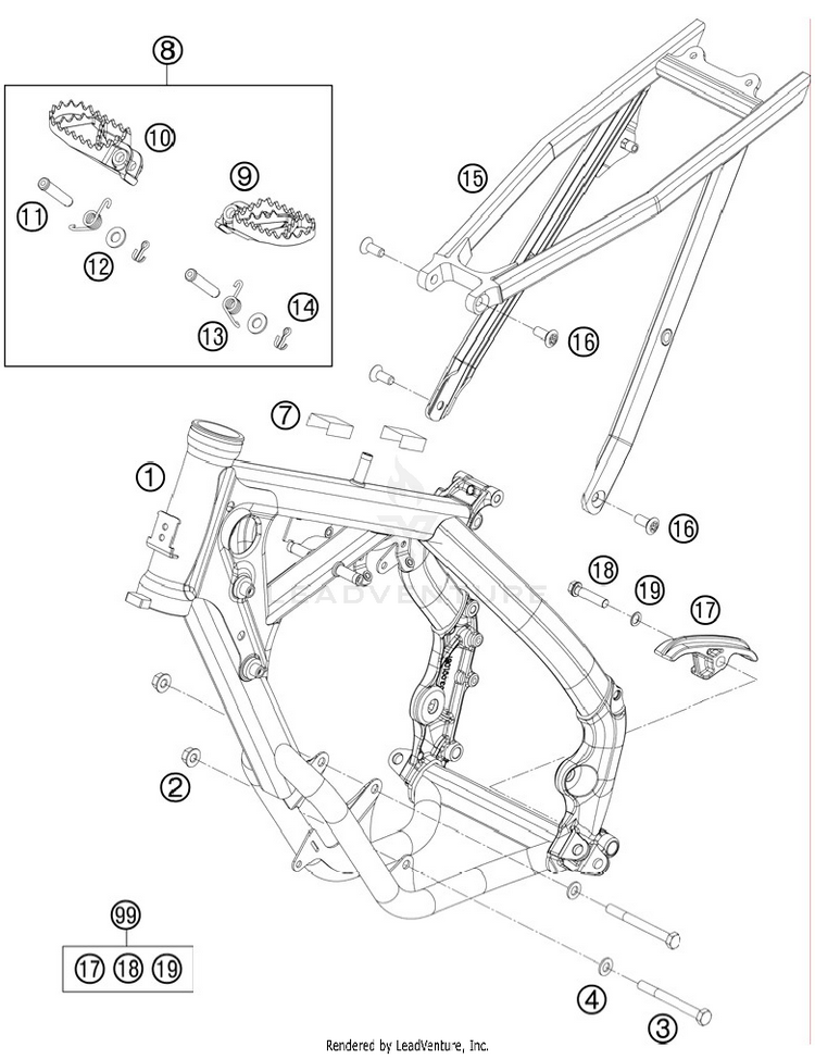 Frame 65 SX Chassis - 2012 Schematic