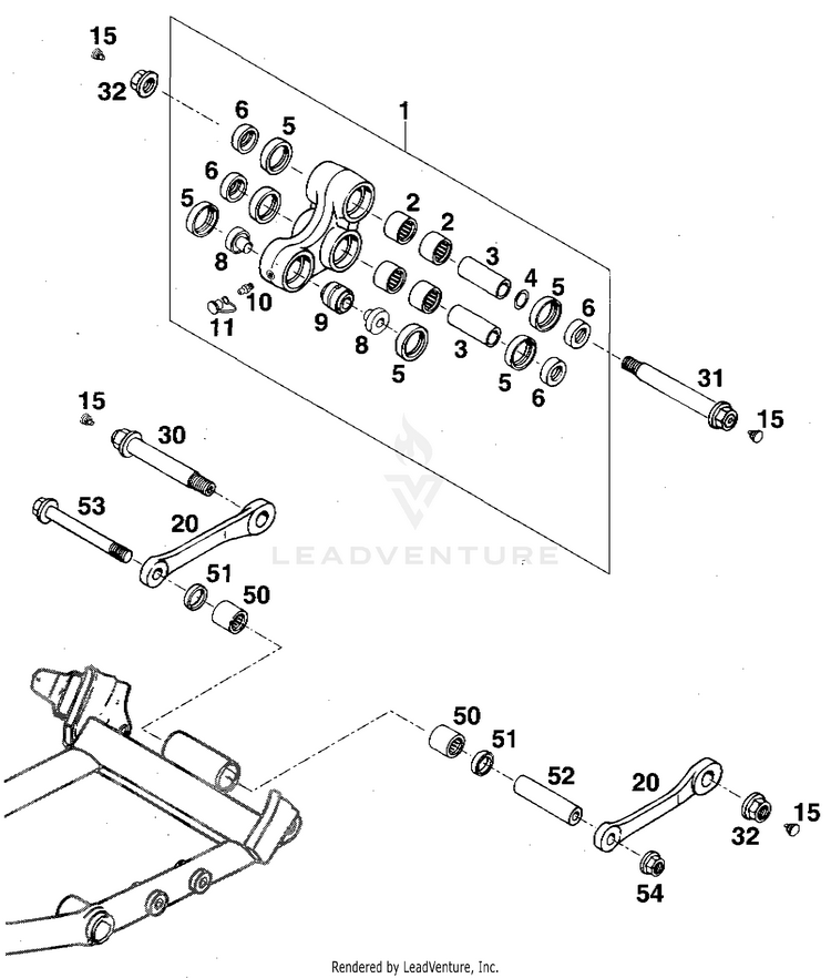 Pro Lever System 620 RXC Chassis - 1996 Schematic