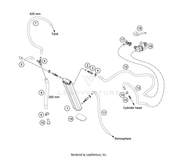 Evaporative Canister Schematic