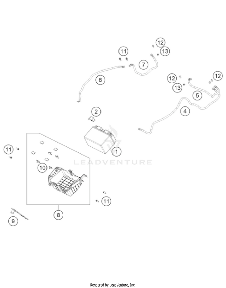 Battery 1290 SUPER ADVENTURE R OT US CHASSIS - 2022 Schematic