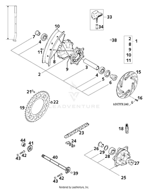 Rear Wheel Schematic