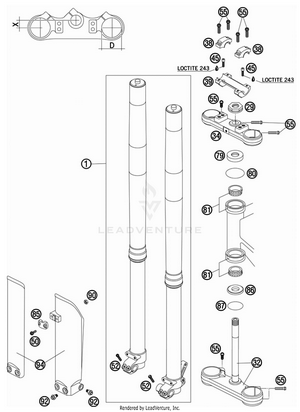 Front Fork Schematic