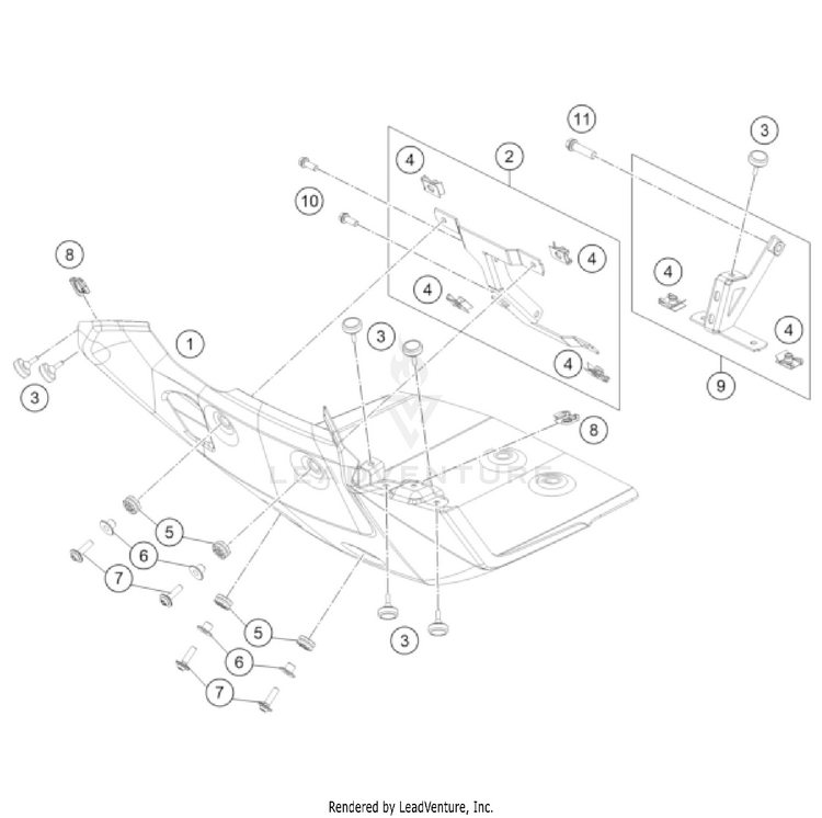 Engine Guard 1290 SUPER ADVENTURE R OT US CHASSIS - 2022 Schematic