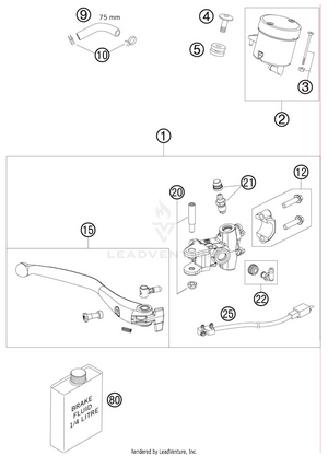 Hand Brake Cylinder Schematic