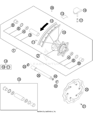 Front Wheel Schematic