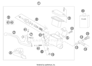 Hand Brake Cylinder Schematic