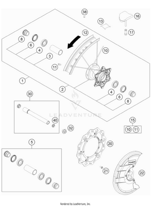 Front Wheel Schematic