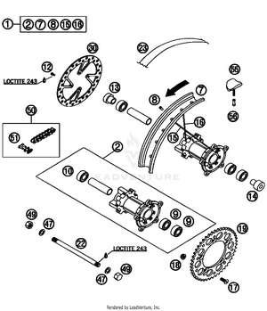 Rear Wheel Schematic