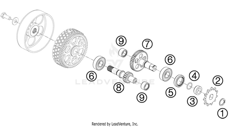 Transmission 50 SX Engine - 2011 Schematic