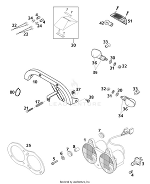Head Light, Lights Schematic